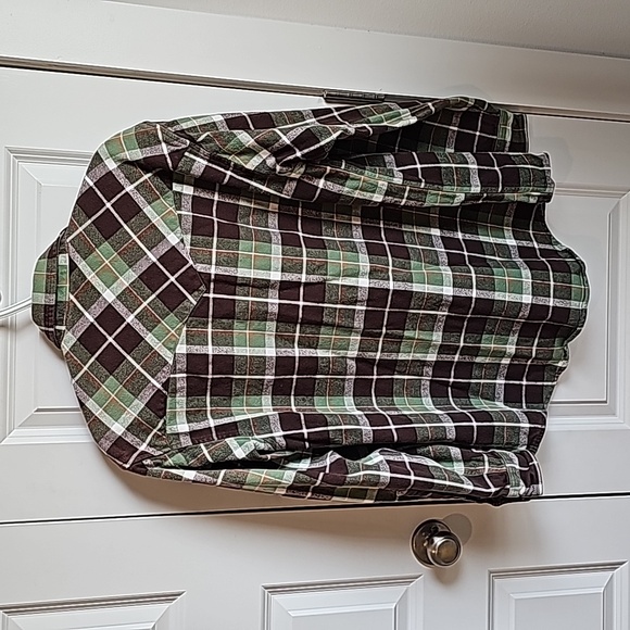 Red Head Green And Brown Thick Flannel in Men's Size Medium EUC - Picture 7 of 9